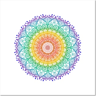 Mandala Chakra design of India goa Posters and Art